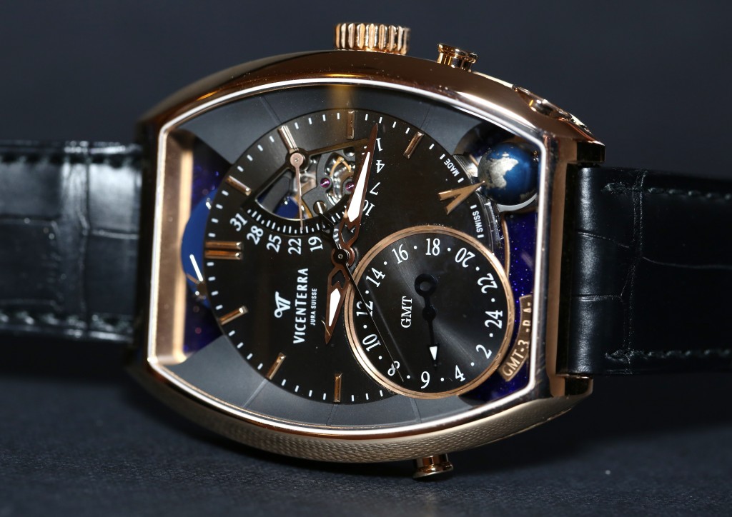 Vicenterra GMT3 Pink Gold & Black Diamonds