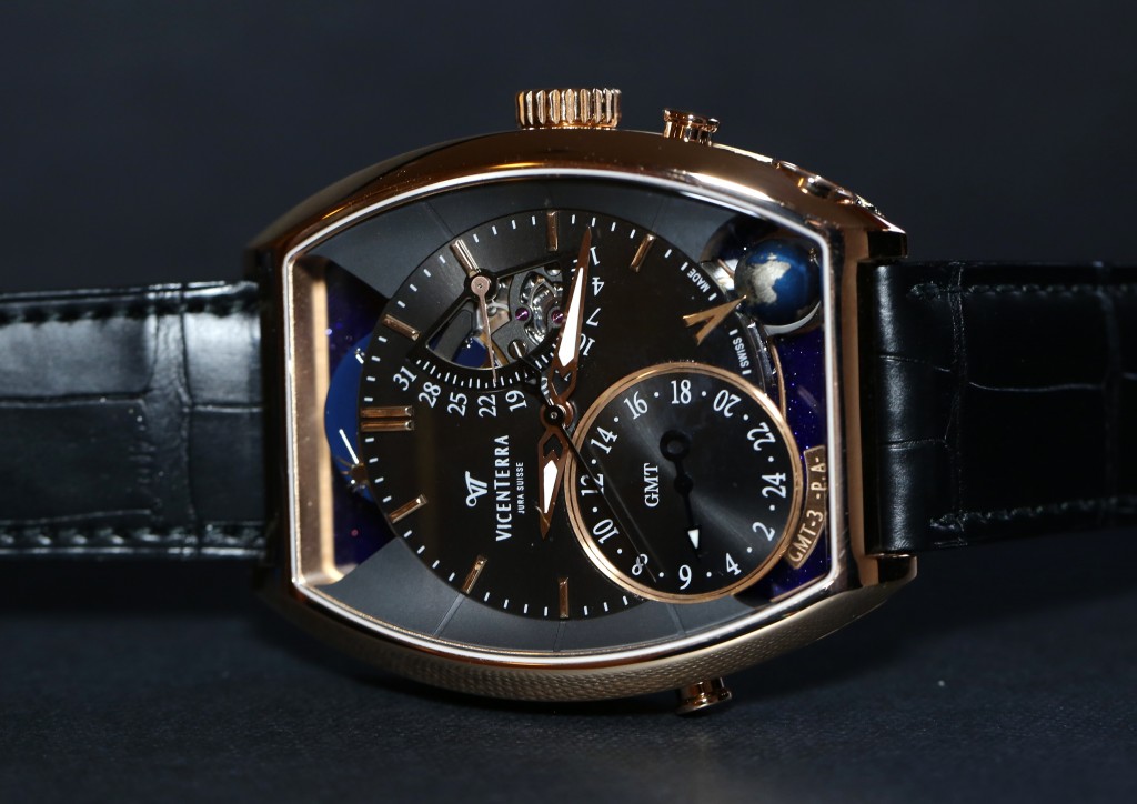 Vicenterra GMT3 Pink Gold & Black Diamonds