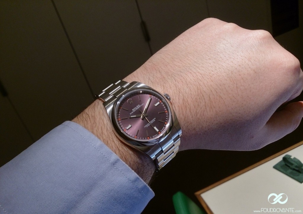 Rolex Oyster Perpetual 114300 Raisin 