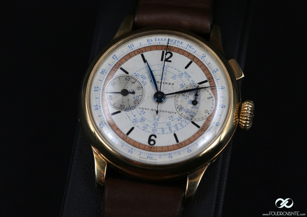 Longines chronographe Valjoux 15''' 1935 @ Phillips Auction – Bacs – Russo