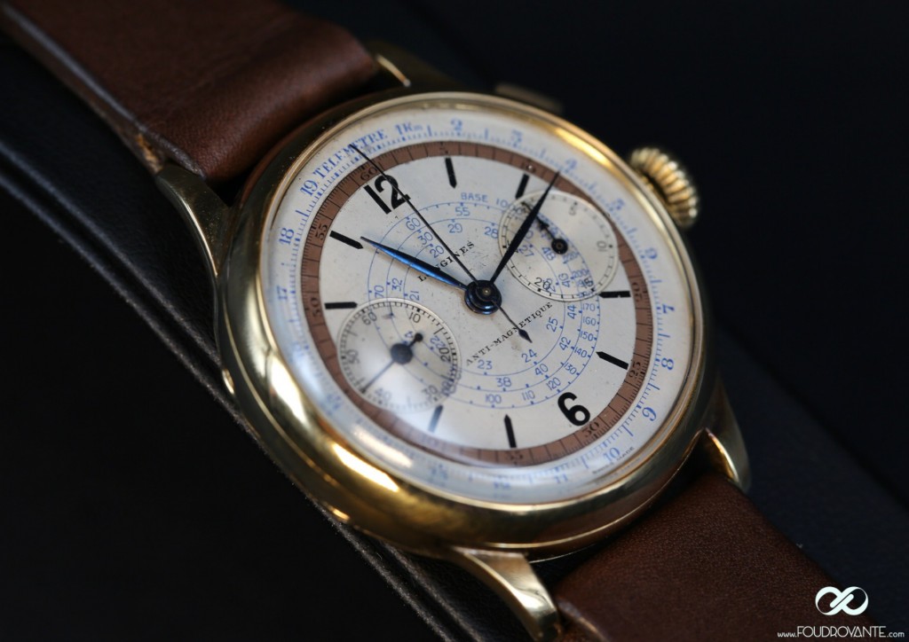 Longines chronographe Valjoux 15''' 1935 @ Phillips Auction – Bacs – Russo