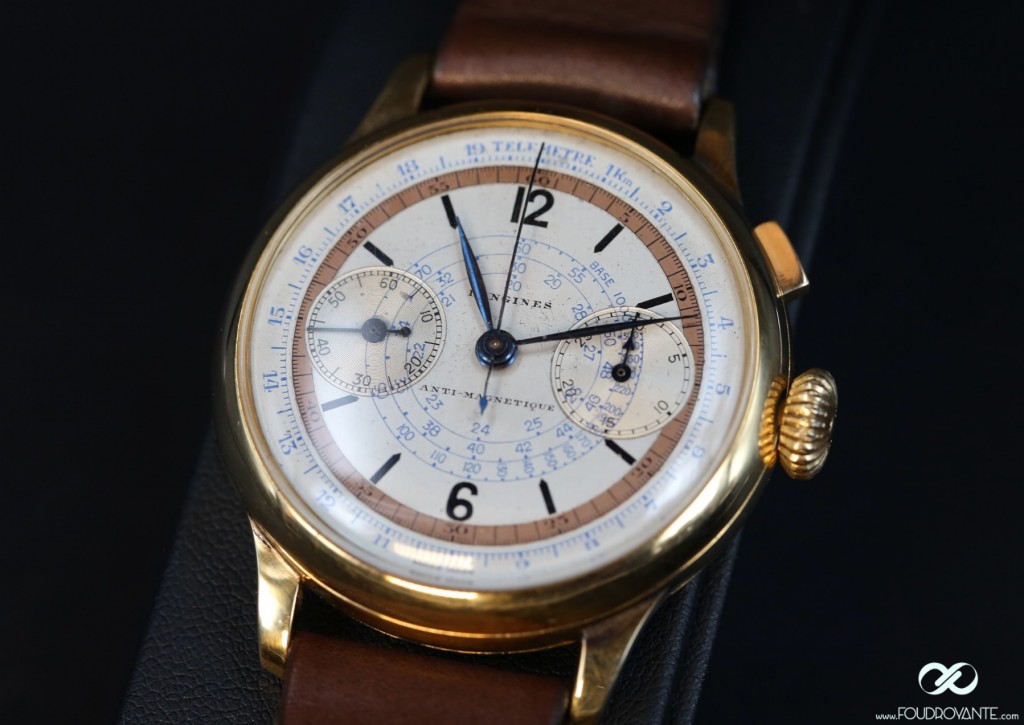 Longines chronographe Valjoux 15''' 1935 @ Phillips Auction – Bacs – Russo