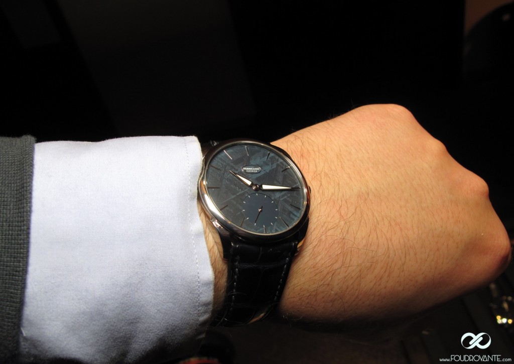 Parmigiani Fleurier Tonda 1950 cadran météorite bleu