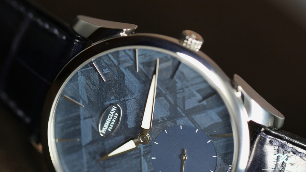 Parmigiani Tonda 1950 blue meteorite dial