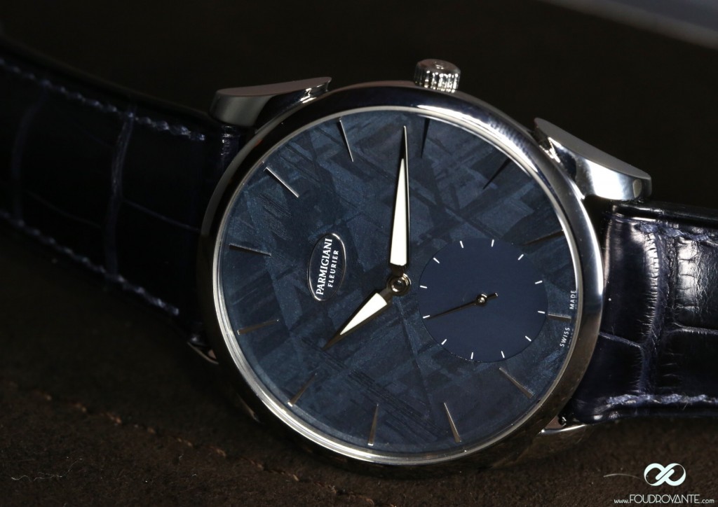 Parmigiani Fleurier Tonda 1950 cadran météorite bleu