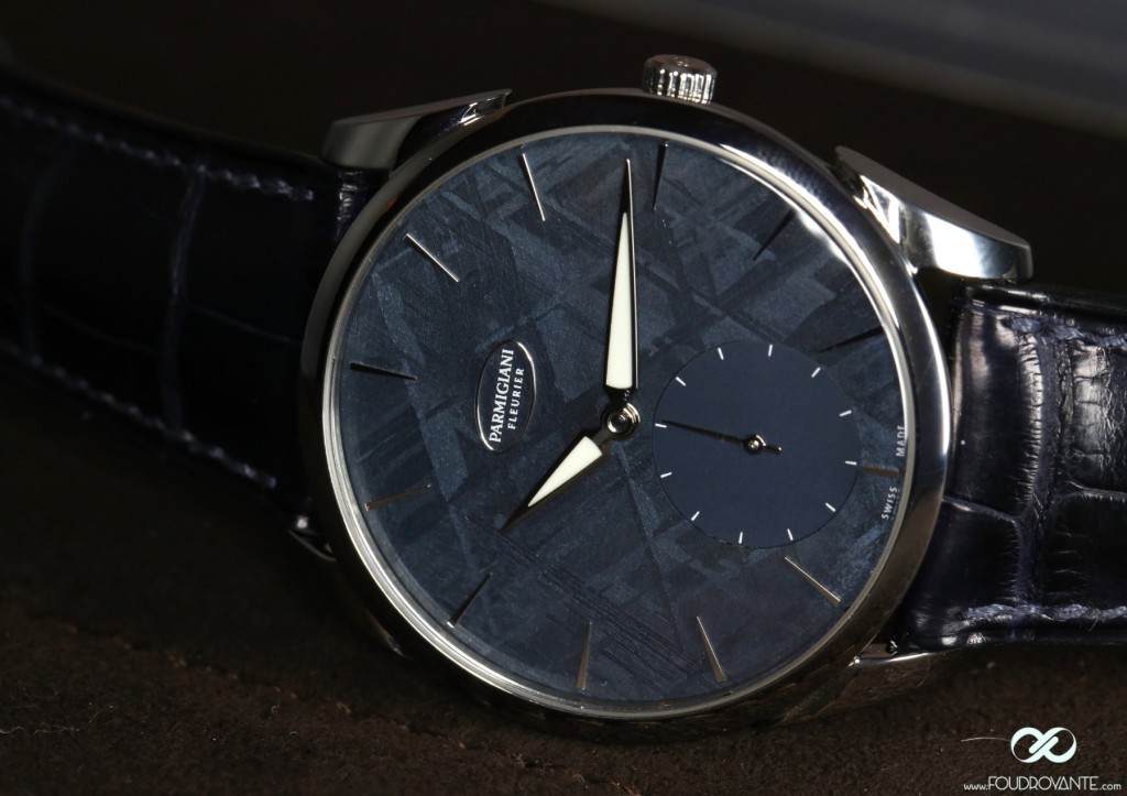 Parmigiani Fleurier Tonda 1950 cadran météorite bleu