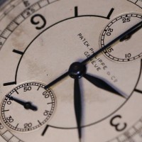 Patek Philippe 130 steel push-button unique steel @ Phillips Auction – Bacs – Russo
