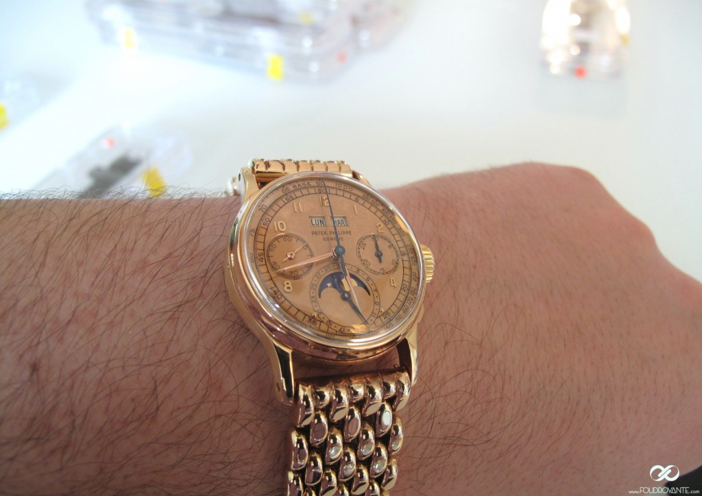 Patek Philippe 1518 rose sur rose @ Phillips Auction – Bacs – Russo