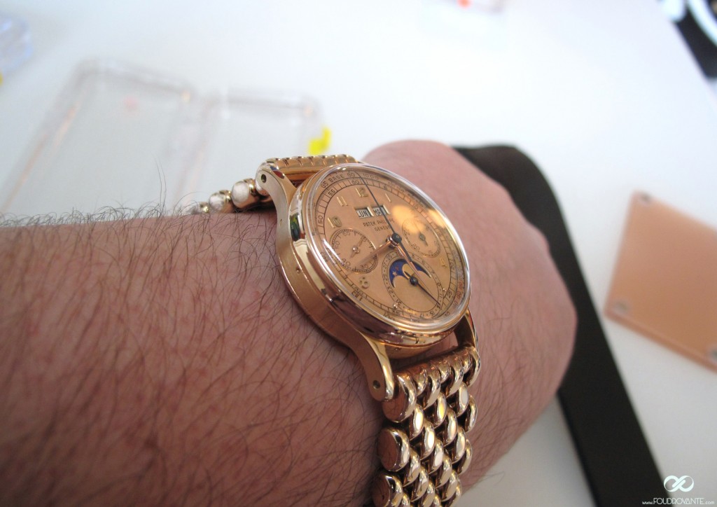 Patek Philippe 1518 rose sur rose @ Phillips Auction – Bacs – Russo