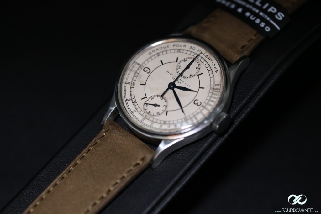 Patek Philippe 130 acier poussoir unique acier @ Phillips Auction – Bacs – Russo