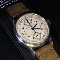 Patek Philippe 130 acier poussoir unique acier @ Phillips Auction – Bacs – Russo
