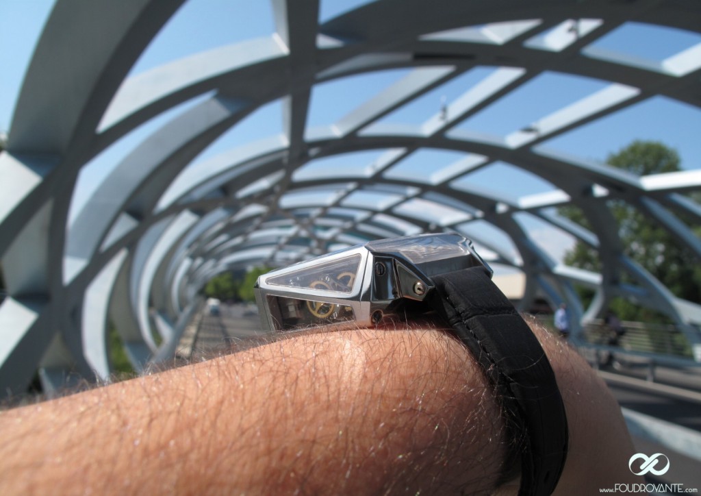 Hautlence Vortex wristshots architecturaux