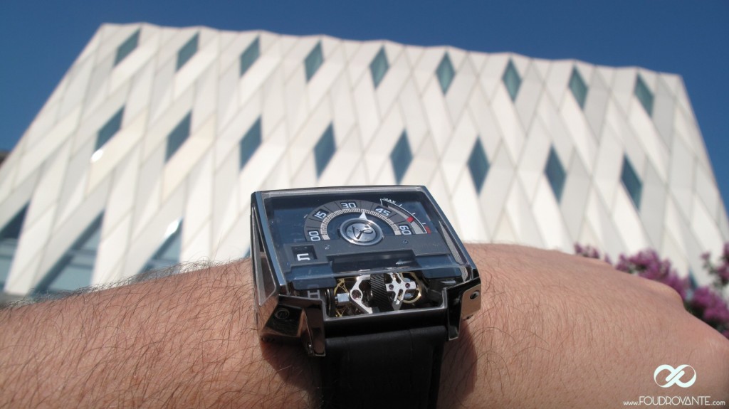 Hautlence Vortex wristshots architecturaux