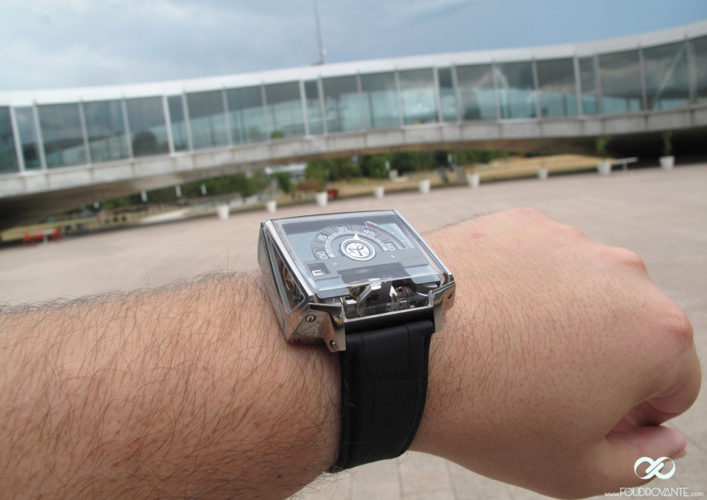 Hautlence Vortex wristshots architecturaux