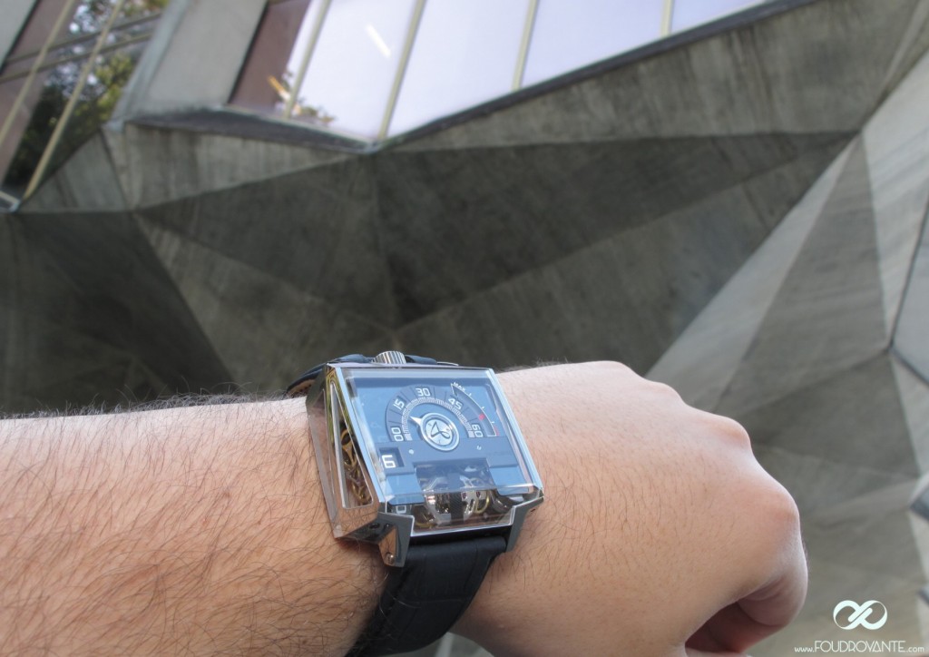 Hautlence Vortex wristshots architecturaux