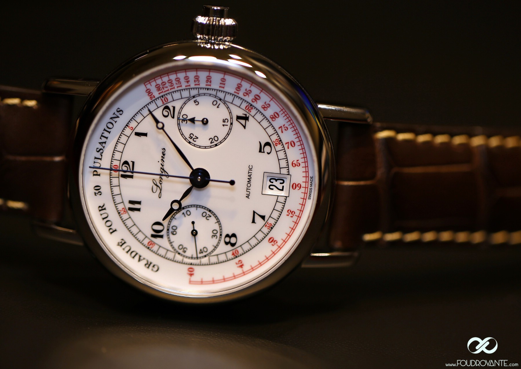 longines pulsometer chronograph
